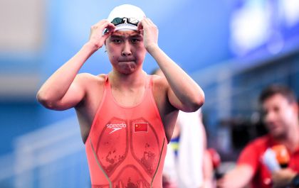 第十八届游泳世锦赛女子800自由泳预赛 王简嘉禾第五晋级决赛