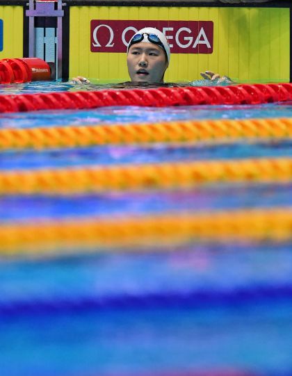 第十八届游泳世锦赛女子200米蛙泳决赛  中国选手叶诗文第四