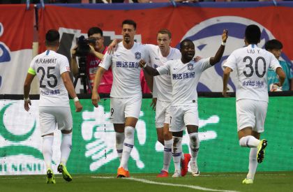 2019赛季中超联赛第24轮 上海申花0比3不敌天津泰达
