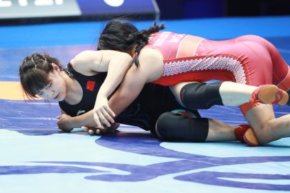 摔跤世锦赛女子65公斤 王晓倩复活赛胜出