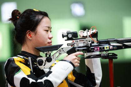 东京奥运会射击女子10米气步枪资格赛 杨倩成功晋级决赛