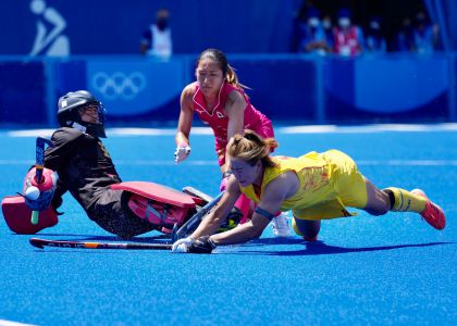 东京奥运会女子曲棍球  中国击败日本