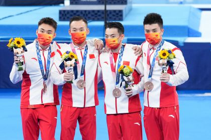 东京奥运会体操男子团体决赛 中国队夺得铜牌