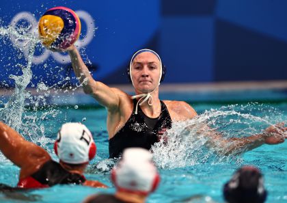 东京奥运会女子水球1/4决赛 美国16比5战胜加拿大