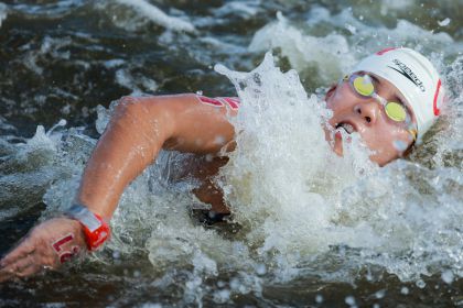 东京奥运会马拉松游泳女子10公里 辛鑫位列第八