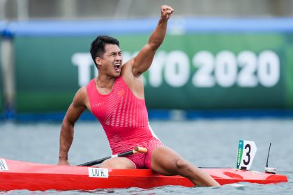东京奥运会静水皮划艇男子1000米单人划艇决赛 刘浩摘银