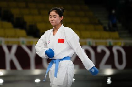 龚莉获东京奥运会空手道女子组手61公斤以上级铜牌