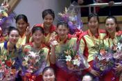 八一女排夺得2001年全国女子排球联赛亚军