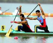 王兵、杨文军夺得亚运会男子双人皮划艇500米冠军