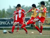 备战亚洲杯预选赛 中国男足继续在广东训练