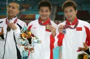亚运会跳水男子3米板 中国队何冲夺冠