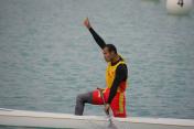 杨文军摘得亚运会男子单人500米划艇金牌