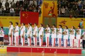亚运会女篮决赛 中国队90比59轻取中国台北夺冠