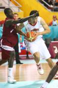 亚运会男子篮球决赛 中国59比44战胜卡塔尔夺冠