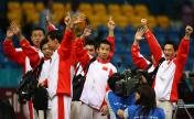 亚运会体操男团决赛 中国队勇夺金牌