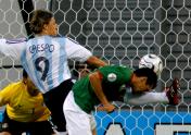 德国世界杯1/8赛次场 墨西哥1比1暂平阿根廷