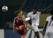 2007年女足世界杯C组 加拿大4比0狂胜加纳