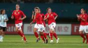 2007女足世界杯A组第三轮 英格兰6比1胜阿根廷晋级八强
