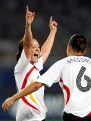2007女足世界杯1/4赛  德国3比0战胜朝鲜晋级半决赛