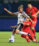 2007女足世界杯1/4赛  德国3比0战胜朝鲜晋级半决赛