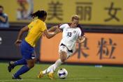 2007女足世界杯半决赛 美国巴西激战正酣