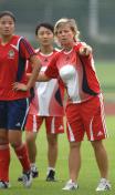 女足武汉集训备战世界杯