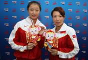 中国女子网队队员向全国人民拜年