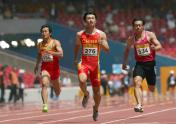 2008年中国田径公开赛首日 胡凯男子百米预赛轻松过关