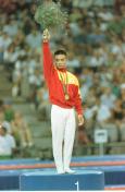 1992年巴塞罗那奥运会 李小双获得男子自由操金牌