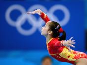 2008年北京奥运会体操女团资格赛  中国队成功晋级