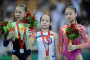 十一运会体操女子全能 邓琳琳夺冠