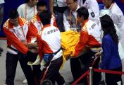 十一运会女举75KG以上级 穆爽爽受伤获得铜牌
