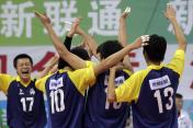 十一运会男排1/4赛 上海3比1胜辽宁进四强