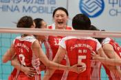 全运会女排小组赛 辽宁3比0胜解放军