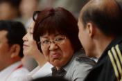 十二运会女排半决赛花絮 郎平胡进现场考察队员