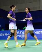 2013年羽球中国赛女双首轮 田卿/赵云蕾胜对手晋级