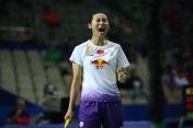 2013年羽球中国赛女单首轮 王仪涵战胜对手晋级