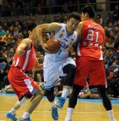 13/14赛季CBA常规赛第九轮 北京主场119比114逆转佛山