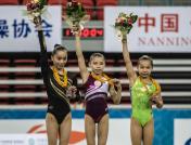 2014年全国体操锦标赛女子自由操  商春松夺冠