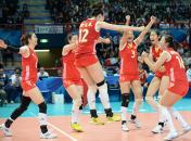 2014年女排世锦赛第二阶段 中国队3比2力克多米尼加队