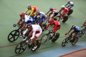 青运会自行车场地资格赛男子全能淘汰赛赛况