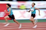 厦门队夺青运会田径女子4×100米接力冠军
