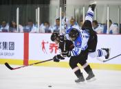 第十三届冬季运动会男子冰球循环赛  承德5比1胜上海