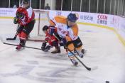 第13届冬运会男子冰球决赛 齐齐哈尔队胜哈尔滨队夺冠