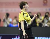 世乒赛女团四分之一决赛 中华台北3比2胜中国香港