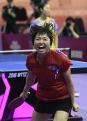 世乒赛女团四分之一决赛  新加坡2比3不敌朝鲜