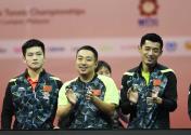 世乒赛男团四分之一决赛  中国3比0战胜瑞典