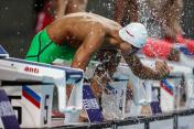 2016年全国游泳冠军赛 余贺欣男50米自由泳夺冠