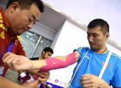 2016年亚洲击剑锦标赛次日 焦云龙因伤止步男重32强