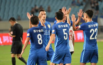 2016赛季中超联赛第18轮 江苏苏宁4比0胜河北华夏